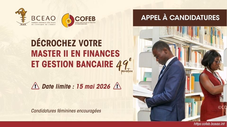Appel a candidatures - 49e promo COFEB